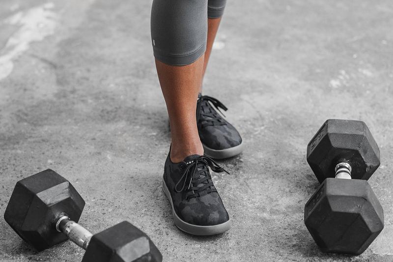 Women's Nobull Night Camo Canvas Trainers Camo | SG R3086V
